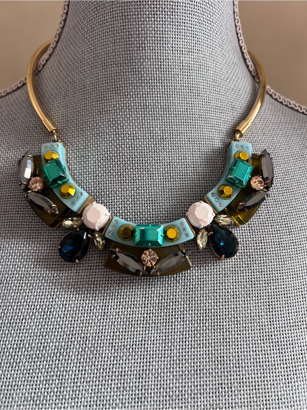 J.Crew Rhinestone Chocker Necklace - Picture 3 of 6